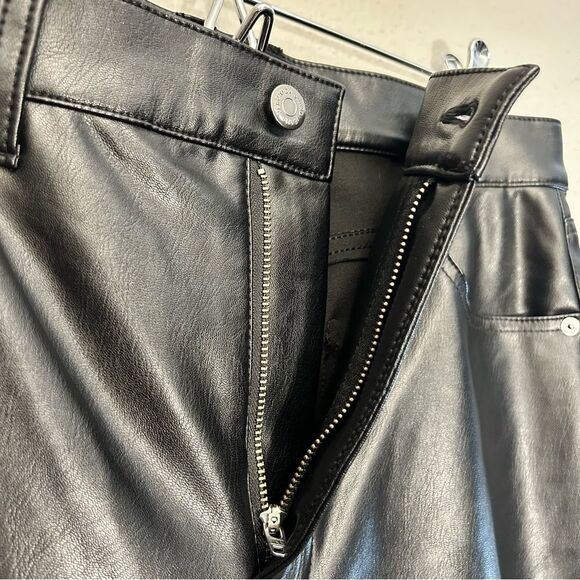 Veronica Beard Beverly Faux Leather Flared Pants Size 31 - Picture 6 of 15